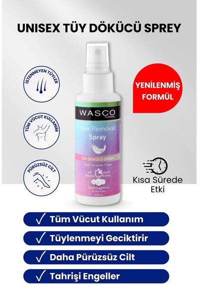 Unisex Tüy Dökücü Sprey 100 Ml