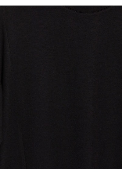LC Waikiki Lc Waıkıkı Siyah Soft Touch Kadın Sweatshirt Tunik