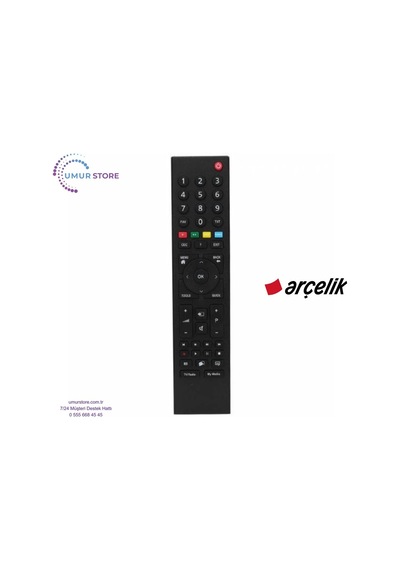 Arçelik İle Uyumlu A40lb5433 Led Tv Kumandası