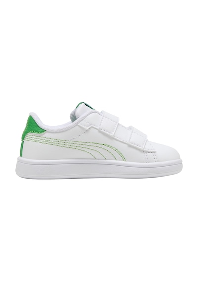 405637-01 Puma Smash 3.0 Dino V Inf Bebek Spor Ayakkabı Beyaz 405637-01 Beyaz - Yeşil