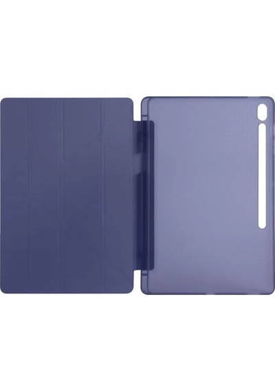 Newface Apple İpad Pro 13 2024 Kılıf Kalemlikli Hugo Tablet Kılıfı - Lacivert