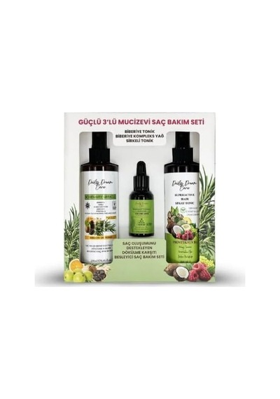 Daily Dream Care Rosemary Miracle Biberiye Bakımı 3'lü Set Tonik + Serum Genel