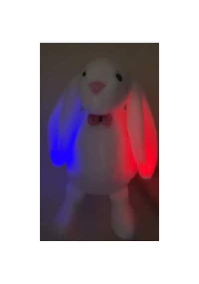 Led Işıklı, Uyku Arkadaşı Uzun Kulak Bunny Peluş Tavşan 65cm Beyaz Genel