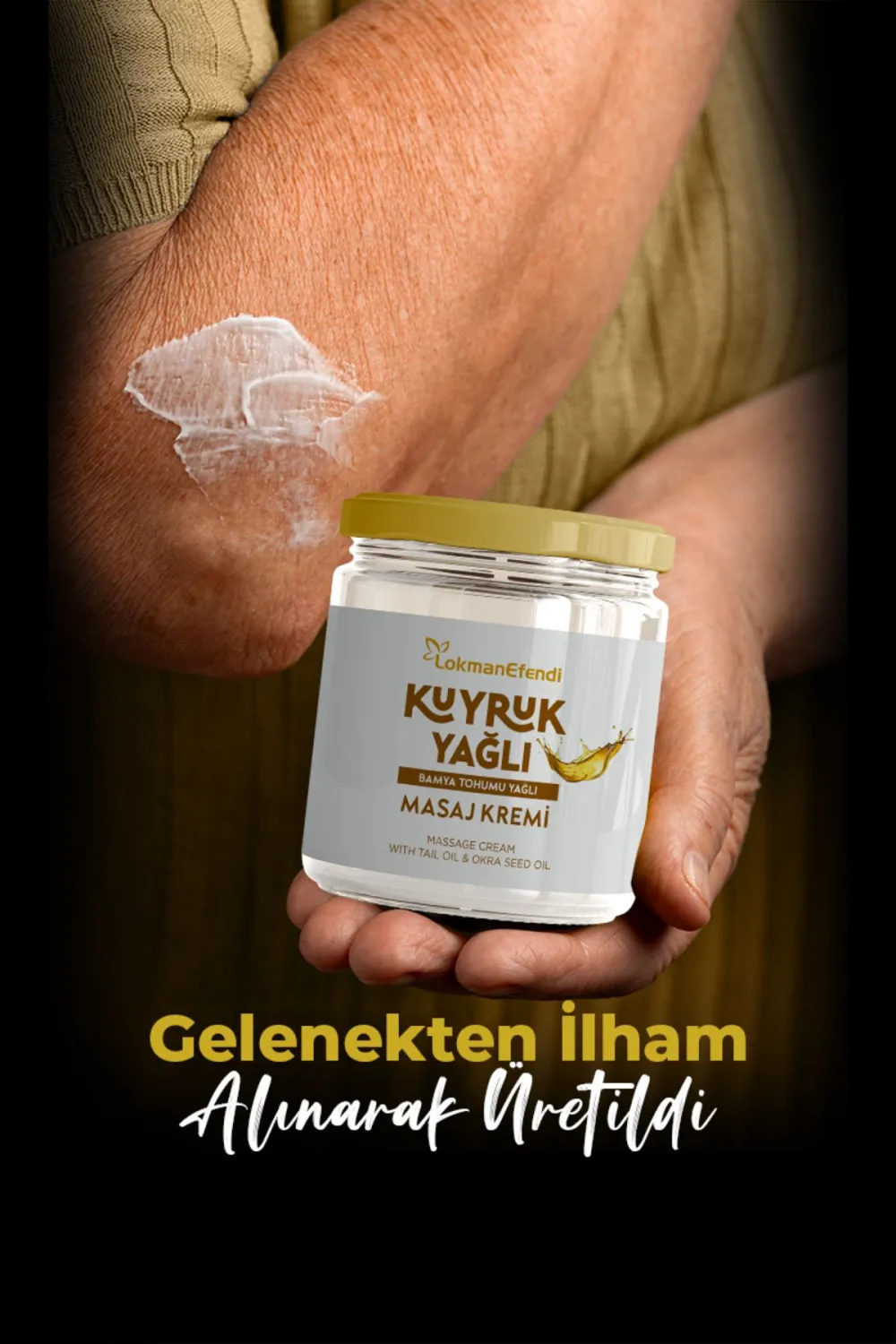 Lokman Efendi Kuyruk Yağlı Masaj Kremi 200 Ml + Kuyruk Yağı Kremi