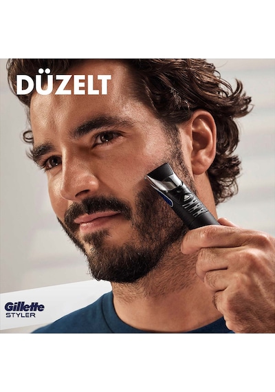 Gillette Fusion Proglide Styler 4'ü 1 Arada Tıraş Makinesi (Tıraş Bıçağı, Kenar Düzeltici, Sakal Şekillendirici ve Vücut)