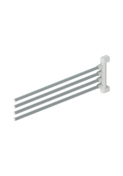 Çamaşır Havlu Askı 4 Kol Beyaz M-cb04-01 4 Renk