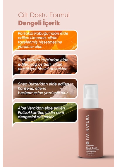 Iva Natura Portakal Özlü Nemlendirici Ve Besleyici El Kremi 125 ML