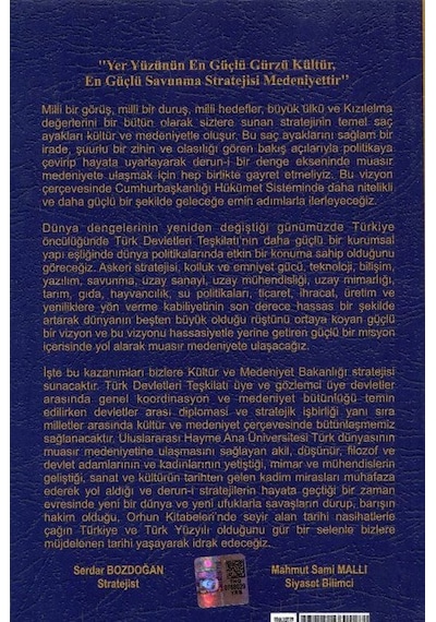 Kültür Ve Medeniyet Türklerin Dünyaya Açılan Kapısıdır / Mahmu...