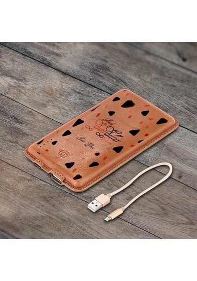 Kişiye Özel Gerçek Deri 8000 Mah Powerbank