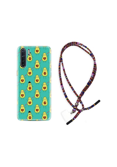 Oppo A91 Kılıf Rasta Boyun Askılı Oynayan Avokadolar 1770