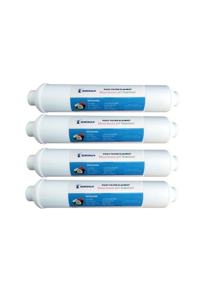Euromax Reverse Osmosis Tezgahaltı Su Arıtma Cihazı Tatlandırıcı Son Karbon Filtre 25'li Paket