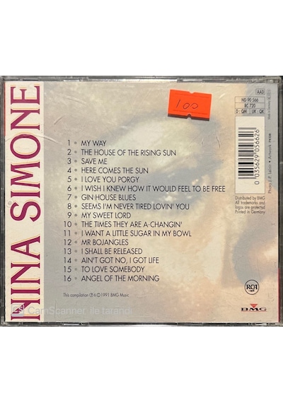 Plak Değildir Cd Dir Cd Nina Simone Collection Cd