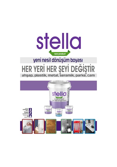 STELLA SAF AKRİLİK BOYA - BEYAZ