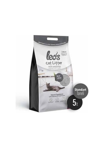 Cat Litter Grey Aktif Karbonlu Bentonit Kedi Kumu 5 Lt