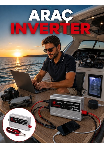 1500w Yüksek Güç Çıkışlı Araç Inverter - Lisinya