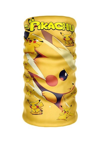 Bebo Store Extreme Spor Motor Ve Bisiklet Kullananlara Özel Desenli Reflektörlü Buf Boyunluk Bandana Balaklava Pokemon-191 Çok Renkli