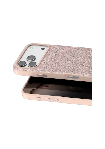 Onegif - 794 -  Apple iPhone Uyumlu 17 Pro Max Bright Simli Kapak - Glblseme - - Pembe
