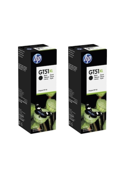 Hp GT51XL Siyah Mürekkep Kartuş İkili Paket GT-5812
