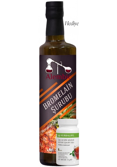 Klasik Aromalı 51 Gr Küçük Çay Alembic Bromelain Hediyeli