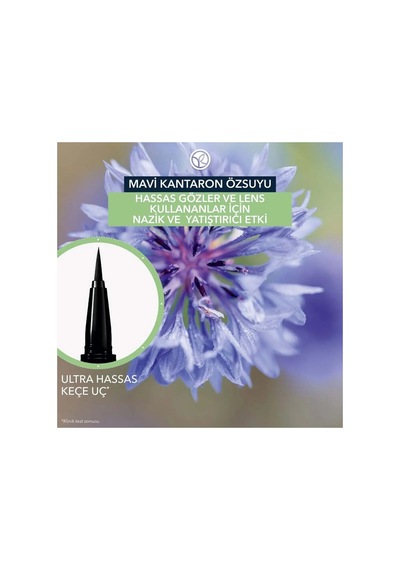 Keçe Uçlu Yoğun Siyah Eyeliner 0.55 Ml Uzun Kalıcı Akma Bulaşma Karşıtı Yüksek Pigmentli Vegan 05