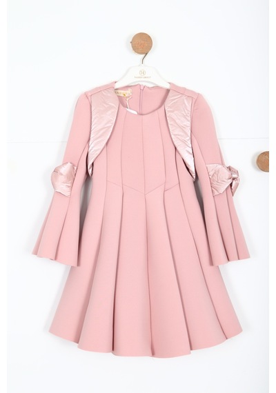 Xo Kids Kız Çocuk Elbise 3-7 Yaş 12305 Pembe