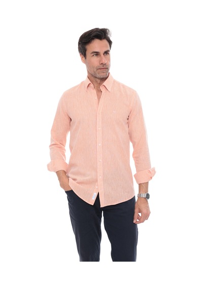 Slim Fit Uzun Kol Yaka Düğmeli Nefes Alan Keten Hediye Kutulu Erkek Gömlek Fs-004548 - Oranj-3235 Turuncu - Sarı Slim Fit Uzun Kol Yaka Düğmeli Nefes Alan Keten Hediye Kutulu Erkek Gömlek Fs-004548 - Oranj-3235 Turuncu - Sarı