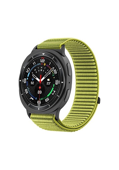 Samsung Galaxy Watch 8 40mm/watch 8 44mm/classic 46mm Uyumlu Hasır Örgü Dokuma Cırtlı Spor Kordon