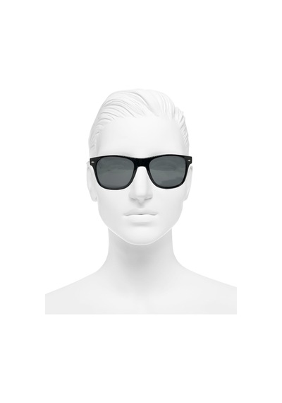 Vintage Fashion Hafif Unisex Güneş Gözlüğü Güneş Gözlüğü Siyah Çerçeve Oval Mo.11 Siyah
