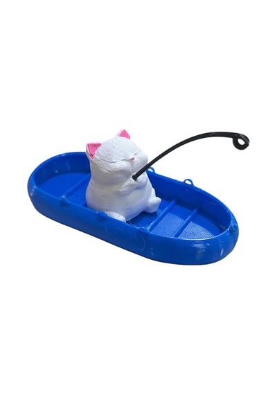 Kayıkçı Kedi Dekoru