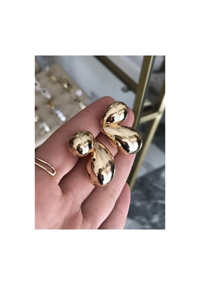 Gold Küçük Damla Küpe Altın