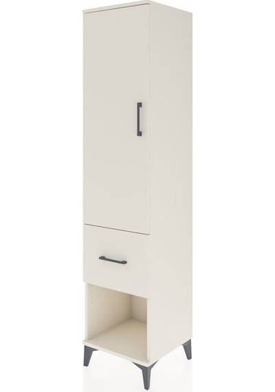 Hyperion Dolap 2 Raflı Tek Çekmeceli Tek Askılı 44x44x195 Ayt... Aytaşı