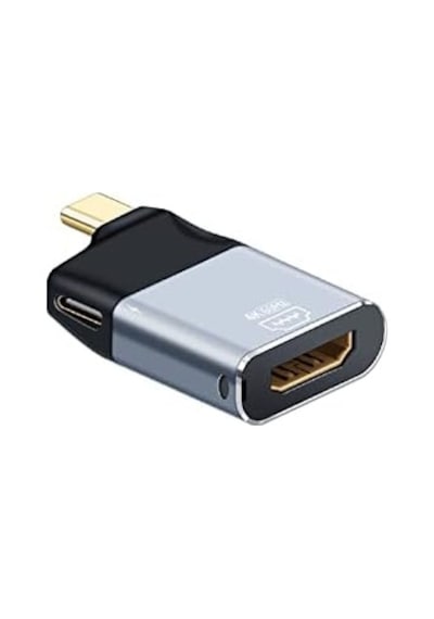 Type C To 4k Hdmı + 100w Pd Type-c Çoklayıcı Adaptör Type-c'den Hdmı & Şarj Destekli 4k 60hz 3d Görüntü /telefon/tablet Uyumlu Yn-tcd