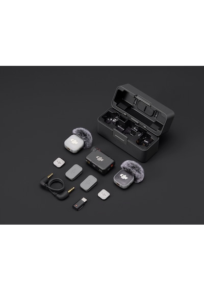 DJI Mic Mini 2 (2 TX + 1 RX + Charging Case) Mikrofon DJI Türkiye Garantili