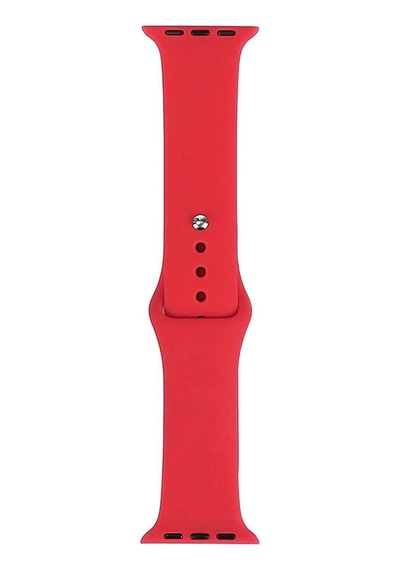 Watch 42mm Band Serisi Klasik Kordon Silikon Strap Kayış-scarlet