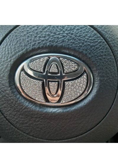 Toyota Taşlı Direksiyon Logosu Kristal Toyota Stone Steering