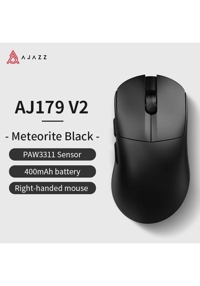 Ajazz Aj179 V2 3 Modlu 1000hz 12.000 Dpı Ergonomik Tasarım Paw 3311 Optik Sensör Gaming Mouse - Siyah Genel Ajazz Aj179 V2 3 Modlu 1000hz 12.000 Dpı Ergonomik Tasarım Paw 3311 Optik Sensör Gaming Mouse - Siyah Genel