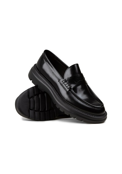 Deery Erkek Hakiki Deri Siyah Loafer Ayakkabı - 02006msyhe03 Siyah