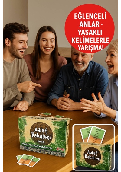Anlat Bakalım Medium Yasaklı Kelimeler Oyunu Aile Ve Arkadaşlar İçin Eğlenceli Kelime Yarışı