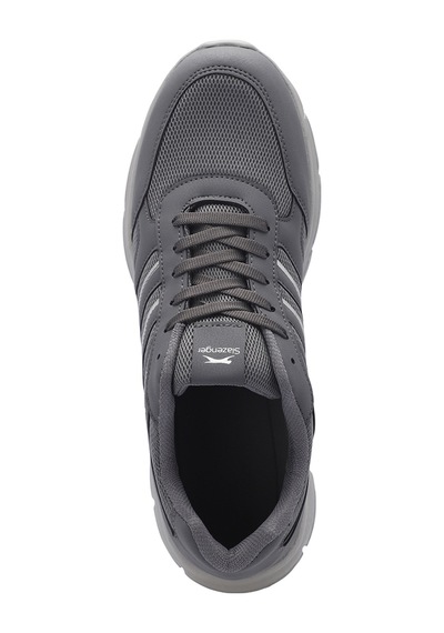 Slazenger Efrat Büyük Beden Erkek Sneaker Ayakkabı Koyu Gri