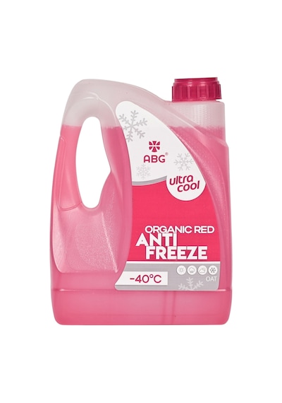ABG Antifriz Kırmızı Organik-40°C 3 L Ultracool -2025 Üretim