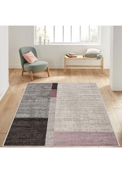 Rovigo Home Dijital Baskı Kaymaz Taban Salon Halısı Rvg1423 Çok Renkli