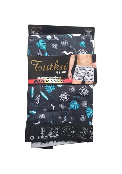 Tutku Erkek Elas Emp Spor Boxer 6'lı Kombin Kombin