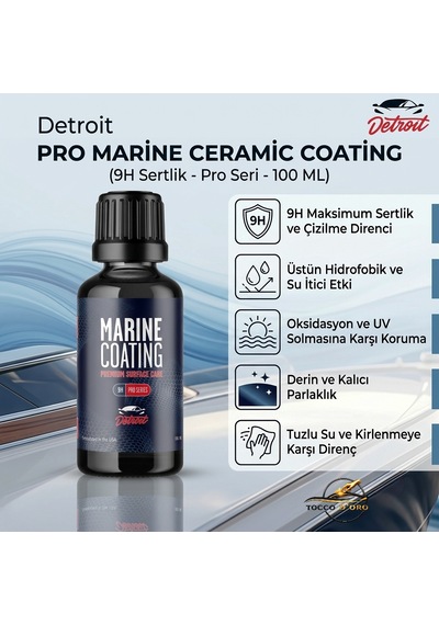 Detroit Pro Marine Ceramic Coating 9h 100 Ml.