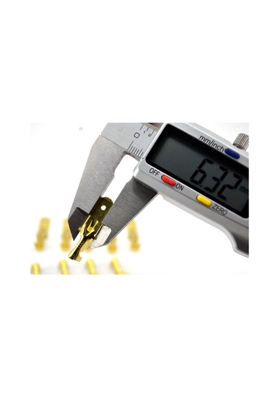 6.3mm Erkek Fiş Pirinç Terminal Kablo Ucu 10 Adet