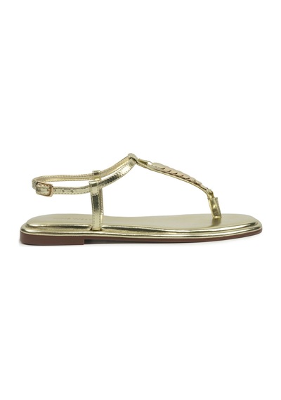 Nine West Orıa 6fx Altın Kadın Düz Sandalet 000000000102052485 Altın