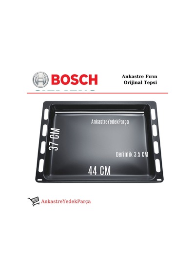 Bosch Uyumlu Ankastre Fırın Emaye Tepsi 44X37 - 422842825