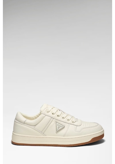 Guess Uddent Erkek Deri Sneaker Ayakkabı Fmjuddlel12 Ekru