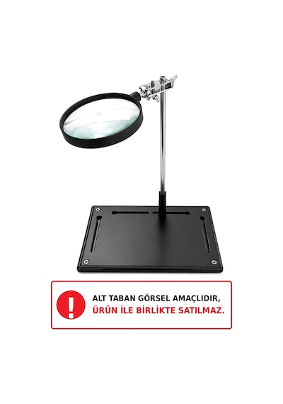 Zd-11p Büyüteçli Yardımcı El - Mercek Aparatı Zd-11p Ve Zd-150h-1 Alüminyum Taban Ile Uyumlu