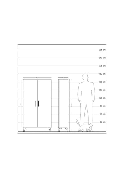Arges Dolap 4 Raflı 2 Kapaklı 88x30x163 Çam-çam Çam Arges Dolap 4 Raflı 2 Kapaklı 88x30x163 Çam-çam Çam
