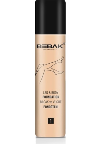 Bebak Bacak ve Vücut Fondöteni No 1 Light 75 ML